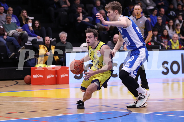 18.02.2023, Graz, Raiffeisen Sportpark Graz, Basketball Superliga 2022/23, Grunddurchgang, Runde 22, UBSC Raiffeisen Graz vs. Unger Steel Gunners Oberwart