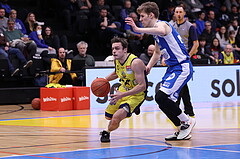 18.02.2023, Graz, Raiffeisen Sportpark Graz, Basketball Superliga 2022/23, Grunddurchgang, Runde 22, UBSC Raiffeisen Graz vs. Unger Steel Gunners Oberwart
