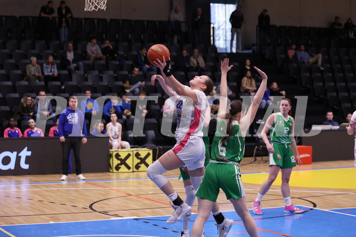 18.02.2023, Graz, Raiffeisen Sportpark, Basketball Damen Superliga 2022/23, Grunddurchgang 13.Runde, UBSC-DBBC Graz vs. KOS Celovec Damen,  
