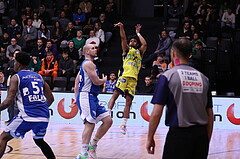 18.02.2023, Graz, Raiffeisen Sportpark Graz, Basketball Superliga 2022/23, Grunddurchgang, Runde 22, UBSC Raiffeisen Graz vs. Unger Steel Gunners Oberwart