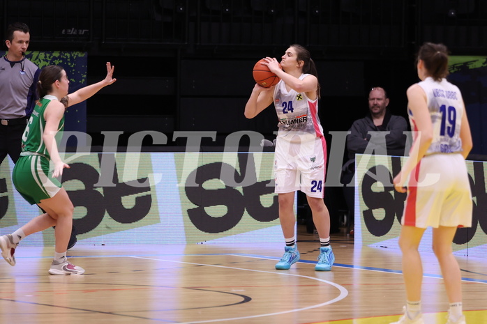 18.02.2023, Graz, Raiffeisen Sportpark, Basketball Damen Superliga 2022/23, Grunddurchgang 13.Runde, UBSC-DBBC Graz vs. KOS Celovec Damen,  