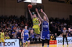 18.02.2023, Graz, Raiffeisen Sportpark Graz, Basketball Superliga 2022/23, Grunddurchgang, Runde 22, UBSC Raiffeisen Graz vs. Unger Steel Gunners Oberwart