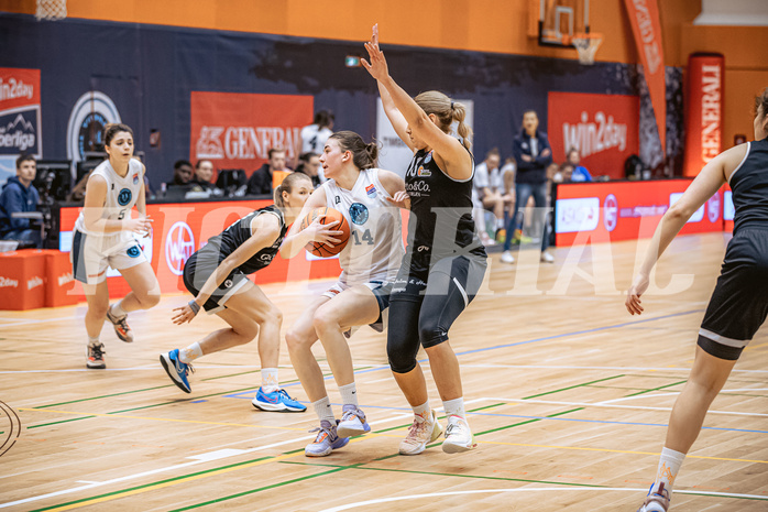 Basketball, Win2Day Basketball Damen Superliga 2022/23, Grunddurchgang 13.Runde, Vienna Timberwolves, Basket Flames, Melanie Fischer (14)