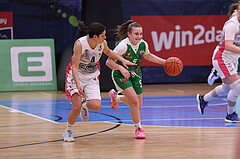 18.02.2023, Graz, Raiffeisen Sportpark, Basketball Damen Superliga 2022/23, Grunddurchgang 13.Runde, UBSC-DBBC Graz vs. KOS Celovec Damen,  