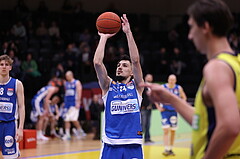 18.02.2023, Graz, Raiffeisen Sportpark Graz, Basketball Superliga 2022/23, Grunddurchgang, Runde 22, UBSC Raiffeisen Graz vs. Unger Steel Gunners Oberwart