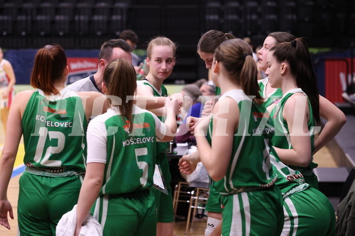 18.02.2023, Graz, Raiffeisen Sportpark, Basketball Damen Superliga 2022/23, Grunddurchgang 13.Runde, UBSC-DBBC Graz vs. KOS Celovec Damen,  