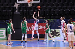 18.02.2023, Graz, Raiffeisen Sportpark, Basketball Damen Superliga 2022/23, Grunddurchgang 13.Runde, UBSC-DBBC Graz vs. KOS Celovec Damen,  