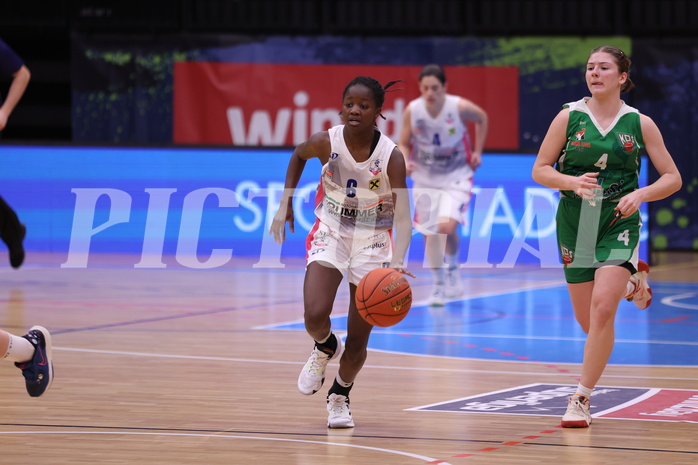 18.02.2023, Graz, Raiffeisen Sportpark, Basketball Damen Superliga 2022/23, Grunddurchgang 13.Runde, UBSC-DBBC Graz vs. KOS Celovec Damen,  