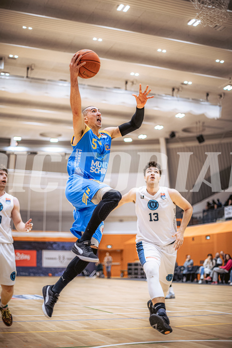 Basketball, Win2Day Superliga 2022/23, Grunddurchgang 22.Runde, Vienna Timberwolves, SKN St. Pölten Basketball, Philip Jalalpoor (5)