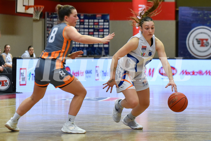 Win2Day Basketball, Damen Superliga 2022/23, Grunddurchgang 13. Runde, DBB LZ OÖ vs BK Raiffeisen Duchesse Klosterneuburg,
