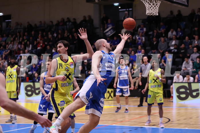 18.02.2023, Graz, Raiffeisen Sportpark Graz, Basketball Superliga 2022/23, Grunddurchgang, Runde 22, UBSC Raiffeisen Graz vs. Unger Steel Gunners Oberwart