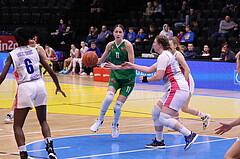18.02.2023, Graz, Raiffeisen Sportpark, Basketball Damen Superliga 2022/23, Grunddurchgang 13.Runde, UBSC-DBBC Graz vs. KOS Celovec Damen,  
