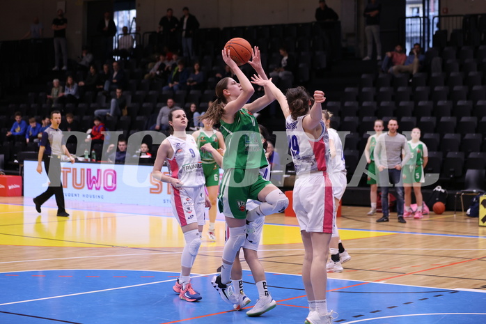 18.02.2023, Graz, Raiffeisen Sportpark, Basketball Damen Superliga 2022/23, Grunddurchgang 13.Runde, UBSC-DBBC Graz vs. KOS Celovec Damen,  