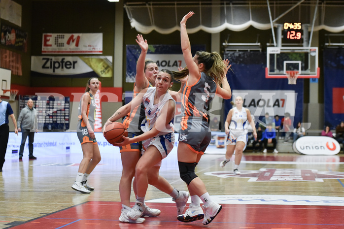 Win2Day Basketball, Damen Superliga 2022/23, Grunddurchgang 13. Runde, DBB LZ OÖ vs BK Raiffeisen Duchesse Klosterneuburg,
