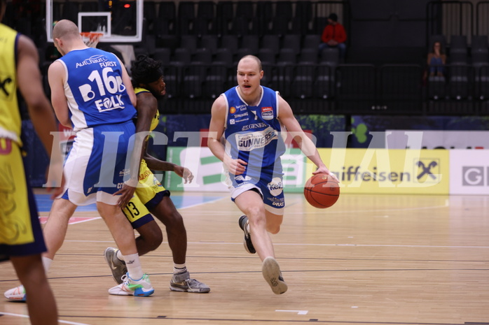 18.02.2023, Graz, Raiffeisen Sportpark Graz, Basketball Superliga 2022/23, Grunddurchgang, Runde 22, UBSC Raiffeisen Graz vs. Unger Steel Gunners Oberwart