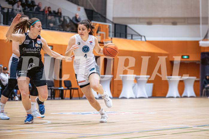 Basketball, Win2Day Basketball Damen Superliga 2022/23, Grunddurchgang 13.Runde, Vienna Timberwolves, Basket Flames, Magdalena Schmidt (4)