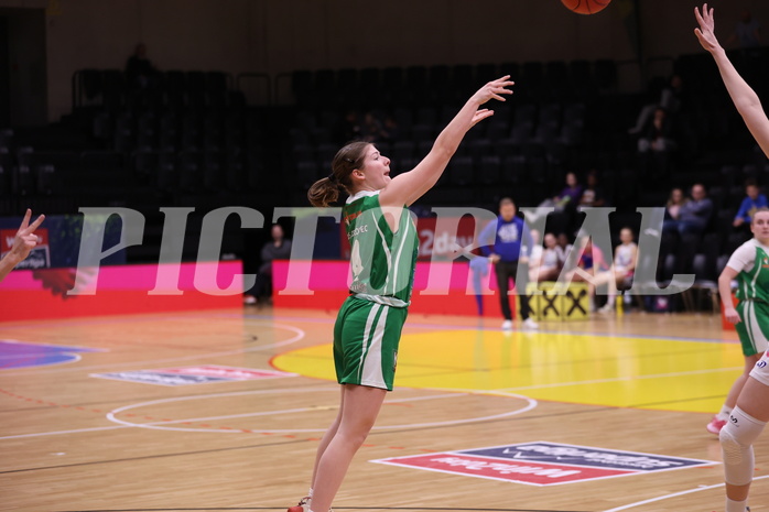 18.02.2023, Graz, Raiffeisen Sportpark, Basketball Damen Superliga 2022/23, Grunddurchgang 13.Runde, UBSC-DBBC Graz vs. KOS Celovec Damen,  