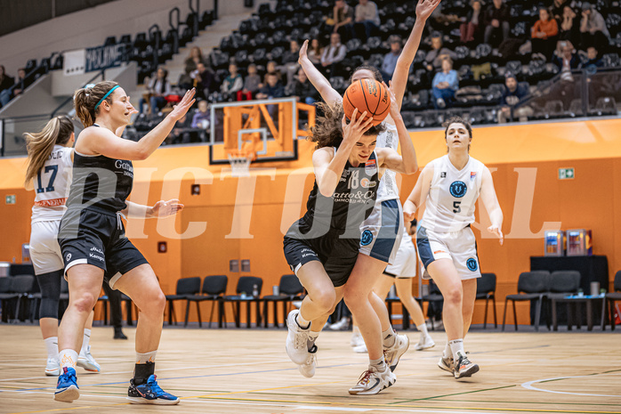 Basketball, Win2Day Basketball Damen Superliga 2022/23, Grunddurchgang 13.Runde, Vienna Timberwolves, Basket Flames, Agatija Vukicevic (18)