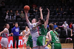 18.02.2023, Graz, Raiffeisen Sportpark, Basketball Damen Superliga 2022/23, Grunddurchgang 13.Runde, UBSC-DBBC Graz vs. KOS Celovec Damen,  