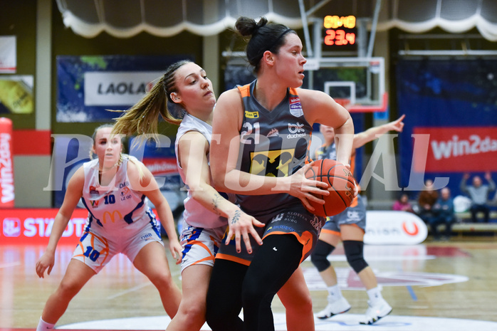 Win2Day Basketball, Damen Superliga 2022/23, Grunddurchgang 13. Runde, DBB LZ OÖ vs BK Raiffeisen Duchesse Klosterneuburg,
