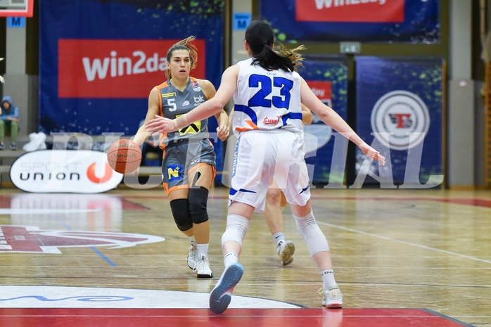 Win2Day Basketball, Damen Superliga 2022/23, Grunddurchgang 13. Runde, DBB LZ OÖ vs BK Raiffeisen Duchesse Klosterneuburg,
