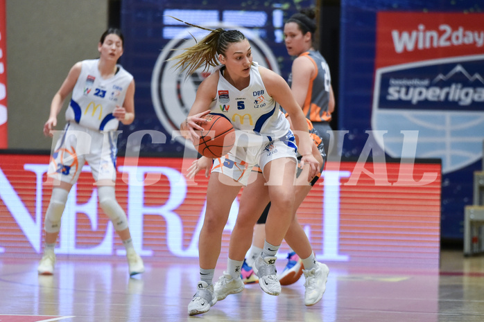 Win2Day Basketball, Damen Superliga 2022/23, Grunddurchgang 13. Runde, DBB LZ OÖ vs BK Raiffeisen Duchesse Klosterneuburg,

