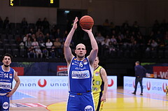 18.02.2023, Graz, Raiffeisen Sportpark Graz, Basketball Superliga 2022/23, Grunddurchgang, Runde 22, UBSC Raiffeisen Graz vs. Unger Steel Gunners Oberwart