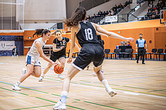 Basketball, Win2Day Basketball Damen Superliga 2022/23, Grunddurchgang 13.Runde, Vienna Timberwolves, Basket Flames, Magdalena Schmidt (4)