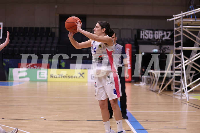 18.02.2023, Graz, Raiffeisen Sportpark, Basketball Damen Superliga 2022/23, Grunddurchgang 13.Runde, UBSC-DBBC Graz vs. KOS Celovec Damen,  