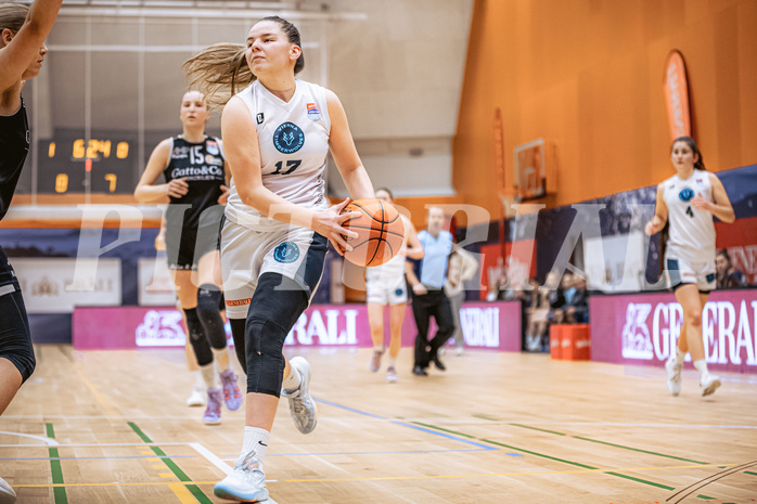 Basketball, Win2Day Basketball Damen Superliga 2022/23, Grunddurchgang 13.Runde, Vienna Timberwolves, Basket Flames, Antonia Dumancic (17)