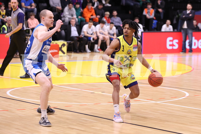 18.02.2023, Graz, Raiffeisen Sportpark Graz, Basketball Superliga 2022/23, Grunddurchgang, Runde 22, UBSC Raiffeisen Graz vs. Unger Steel Gunners Oberwart