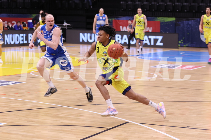 18.02.2023, Graz, Raiffeisen Sportpark Graz, Basketball Superliga 2022/23, Grunddurchgang, Runde 22, UBSC Raiffeisen Graz vs. Unger Steel Gunners Oberwart