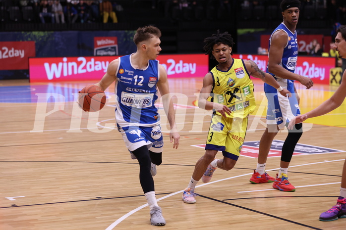 18.02.2023, Graz, Raiffeisen Sportpark Graz, Basketball Superliga 2022/23, Grunddurchgang, Runde 22, UBSC Raiffeisen Graz vs. Unger Steel Gunners Oberwart