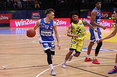18.02.2023, Graz, Raiffeisen Sportpark Graz, Basketball Superliga 2022/23, Grunddurchgang, Runde 22, UBSC Raiffeisen Graz vs. Unger Steel Gunners Oberwart