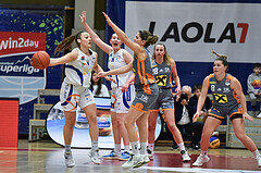 Win2Day Basketball, Damen Superliga 2022/23, Grunddurchgang 13. Runde, DBB LZ OÖ vs BK Raiffeisen Duchesse Klosterneuburg,

