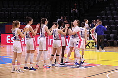 18.02.2023, Graz, Raiffeisen Sportpark, Basketball Damen Superliga 2022/23, Grunddurchgang 13.Runde, UBSC-DBBC Graz vs. KOS Celovec Damen,  
