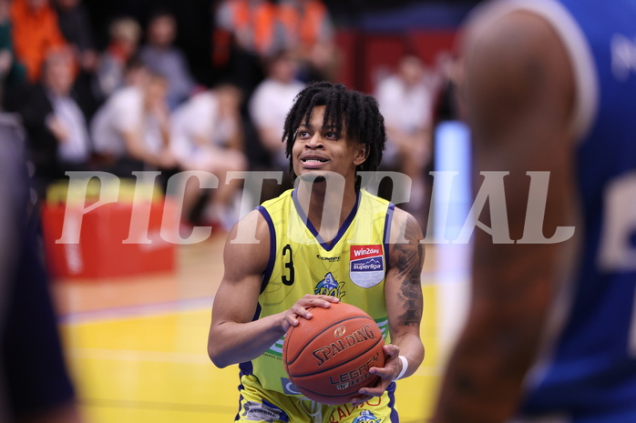 18.02.2023, Graz, Raiffeisen Sportpark Graz, Basketball Superliga 2022/23, Grunddurchgang, Runde 22, UBSC Raiffeisen Graz vs. Unger Steel Gunners Oberwart