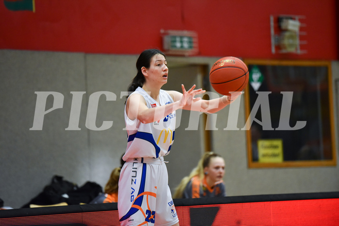 Win2Day Basketball, Damen Superliga 2022/23, Grunddurchgang 13. Runde, DBB LZ OÖ vs BK Raiffeisen Duchesse Klosterneuburg,
