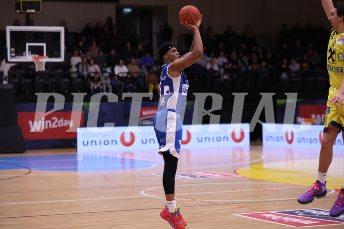 18.02.2023, Graz, Raiffeisen Sportpark Graz, Basketball Superliga 2022/23, Grunddurchgang, Runde 22, UBSC Raiffeisen Graz vs. Unger Steel Gunners Oberwart
