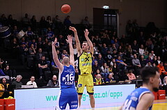 18.02.2023, Graz, Raiffeisen Sportpark Graz, Basketball Superliga 2022/23, Grunddurchgang, Runde 22, UBSC Raiffeisen Graz vs. Unger Steel Gunners Oberwart