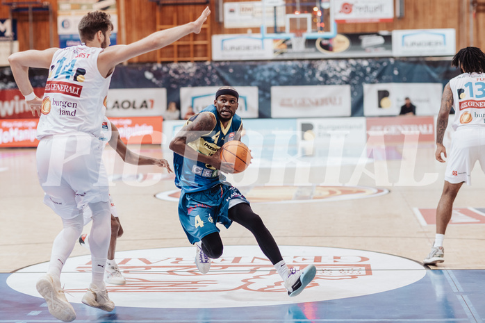 Basketball, Basketball Austria Cup 2023/24, Viertelfinale, Oberwart Gunners, UBSC Graz, Jeremy Smith (4)