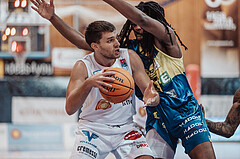 Basketball, Basketball Austria Cup 2023/24, Viertelfinale, Oberwart Gunners, UBSC Graz, Simun Kovac (5), Jalen Shaw (6)