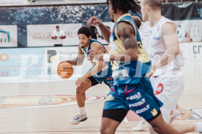 Basketball, Basketball Austria Cup 2023/24, Viertelfinale, Oberwart Gunners, UBSC Graz, Jalen Shaw (6)