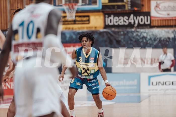 Basketball, Basketball Austria Cup 2023/24, Viertelfinale, Oberwart Gunners, UBSC Graz, Zachery Deshon Cooks (3)