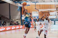 Basketball, Basketball Austria Cup 2023/24, Viertelfinale, Oberwart Gunners, UBSC Graz, Zachery Deshon Cooks (3), Derrek Brooks (11), #nomanipulation