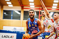 Basketball, Basketball Austria Cup 2023/24, Viertelfinale, Traiskirchen Lions, SKN St. Pölten, Michael Anthony Randolph Jr. (5)
