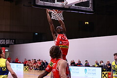 06.04.2025, Graz, Raiffeisen Sportpark Graz, Basketball Superliga 2024/25, 10. Platzierungsrunde, UBSC Graz - Traiskirchen Lions