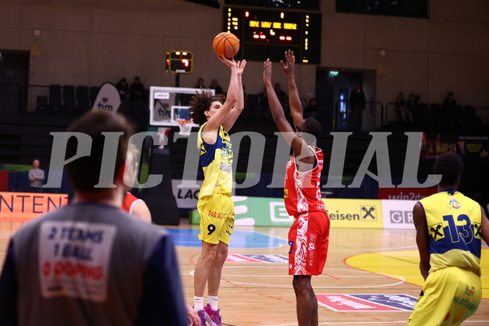 06.04.2025, Graz, Raiffeisen Sportpark Graz, Basketball Superliga 2024/25, 10. Platzierungsrunde, UBSC Graz - Traiskirchen Lions