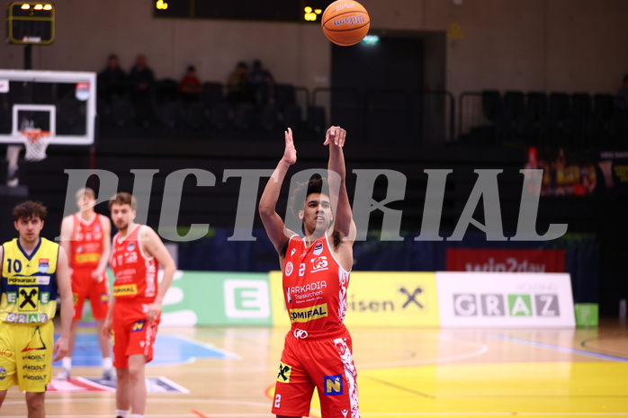 06.04.2025, Graz, Raiffeisen Sportpark Graz, Basketball Superliga 2024/25, 10. Platzierungsrunde, UBSC Graz - Traiskirchen Lions