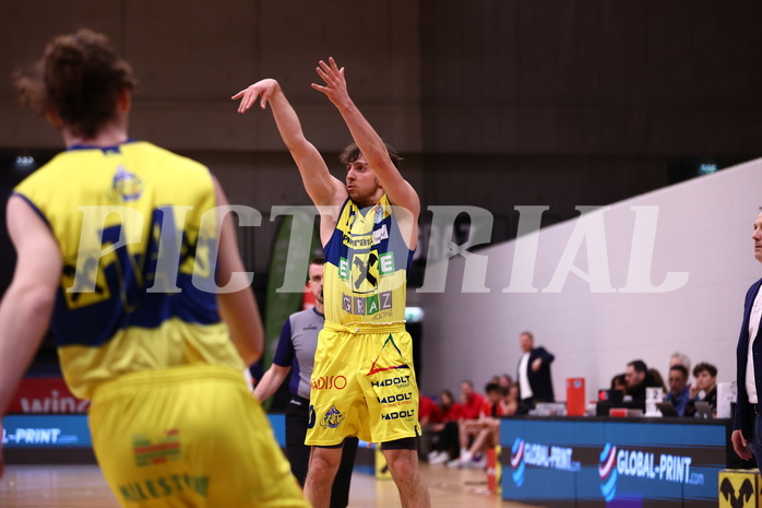 06.04.2025, Graz, Raiffeisen Sportpark Graz, Basketball Superliga 2024/25, 10. Platzierungsrunde, UBSC Graz - Traiskirchen Lions